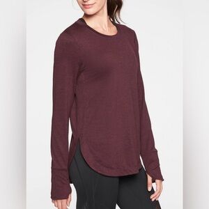 Athleta Uptempo Long Sleeve Top, Size XS